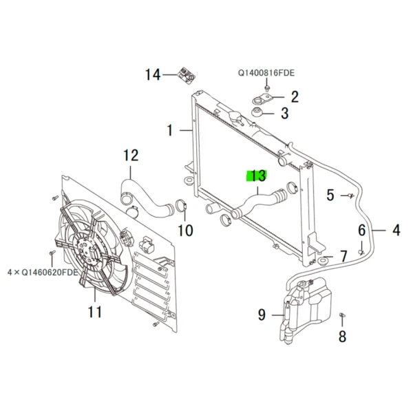 Mangueras de radiador para great wall wingle5 2.0 4d20 - Mangueras De Radiador | ClickRepuestos